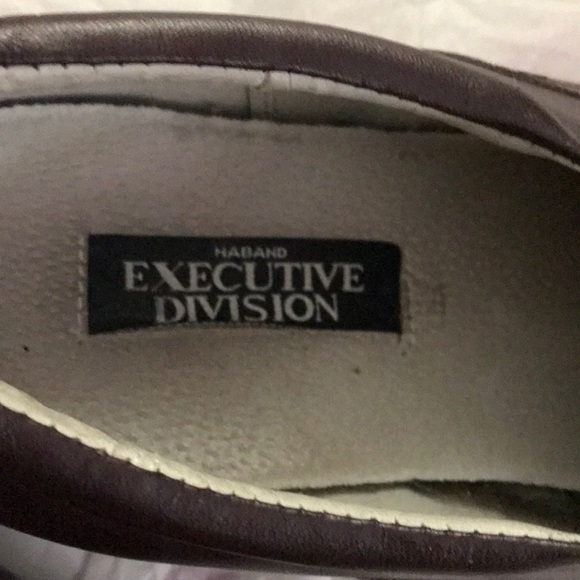 Vintage .Executive Division Haband Slip-on Shoes Brown Leather Sz 10.5 US EUC - Picture 2 of 8